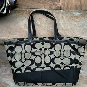 Vintage Coach tote bag